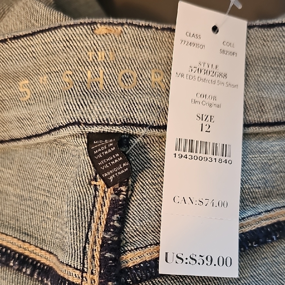 White House Black Market Blue Jean Shorts - Picture 3 of 4